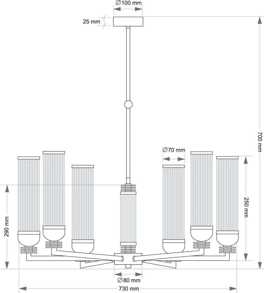 Candelabru personalizabil realizat manual Izano