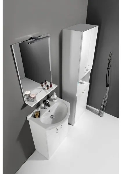 Aqualine - Oglindă BETA, 50 x 70 cm, albă