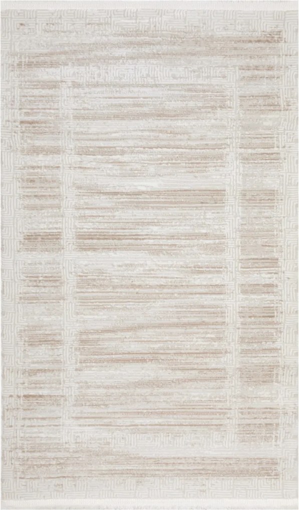 Covor Modern Living, Dormitor Dreptunghiular Porto 0584A Bej (Alege dimensiunea: 80 x 150)