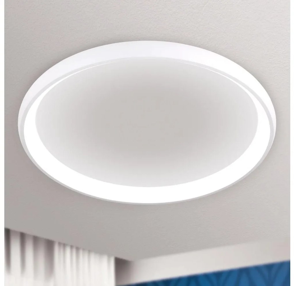 Plafonieră LED dimabilă Orion DL 7-637/81 VENUS LED/85W/230V d. 81 cm alb