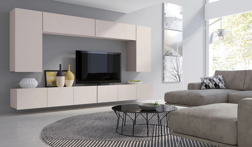 Mobilier living Calabria C13 (cashmere) (fără iluminat). 1121530
