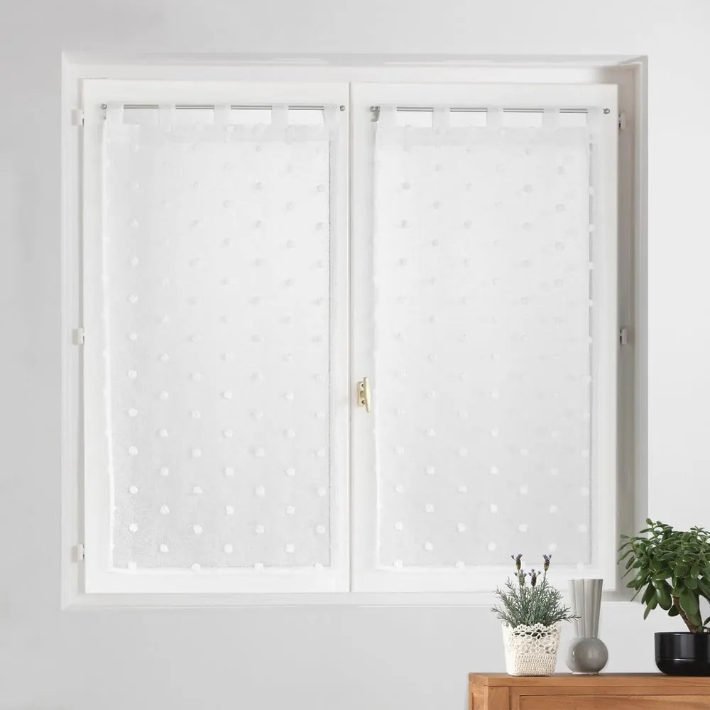 Perdea albă 60x120 cm Pompinou – douceur d'intérieur