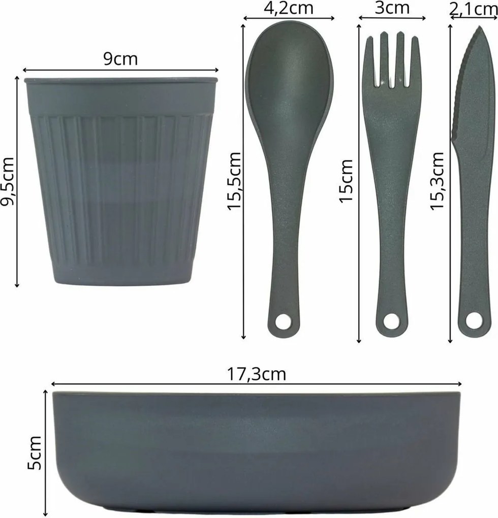 Set de masă de camping Redcliffs Set 6 piese