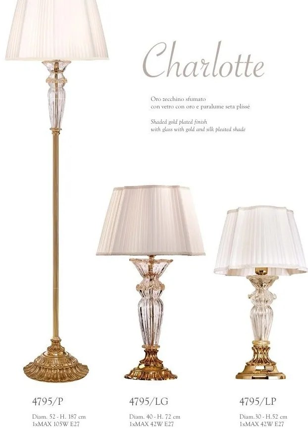 Lampa de podea LUX realizata manual Charlotte
