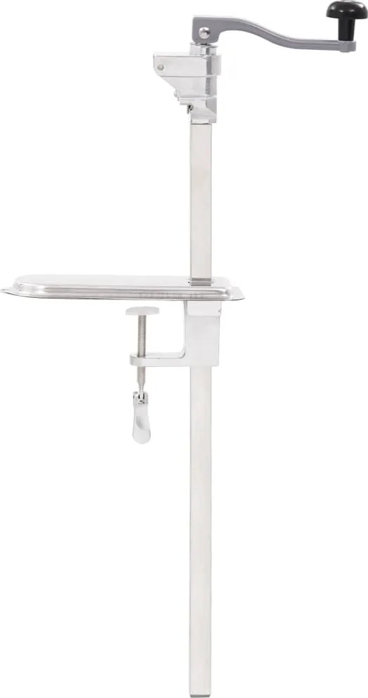 vidaXL Deschizător conserve, argintiu 70 cm aluminiu & oțel inoxidabil