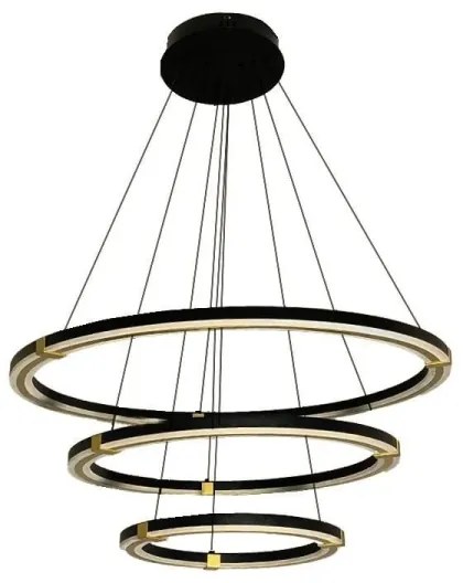 Lustră LED dimabilă pe cablu LED/235W/230V 3000-6500K + telecomandă