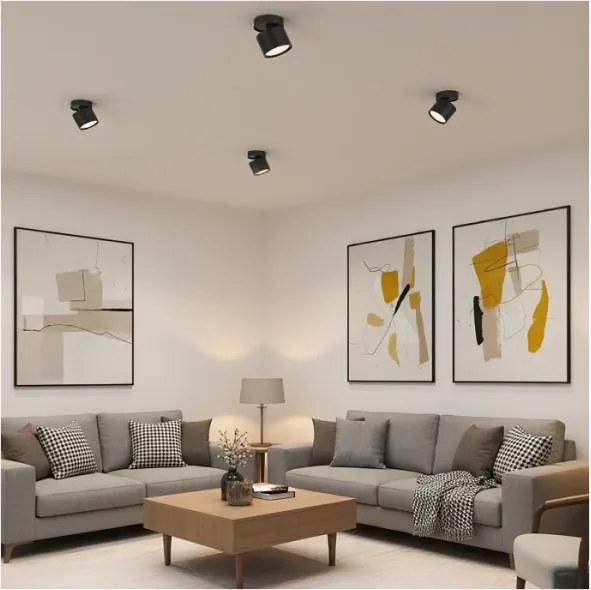 Spot OH12F 1xGX53/35W/230V 8,5 cm negru