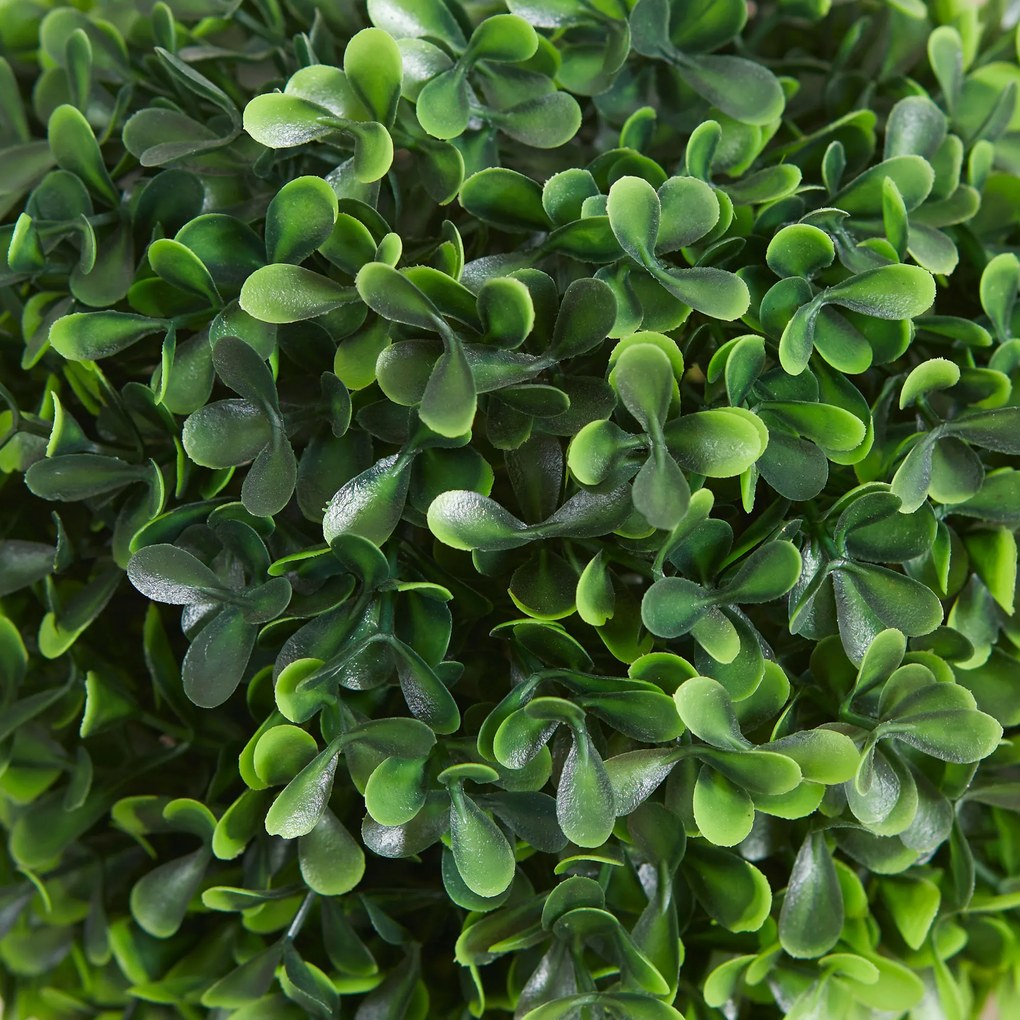 HOMCOM Plante artificiale decorative buxus taiat sferic in ghiveci, plante artificiale pentru decor de interior si exterior, 60 cm | AOSOM RO