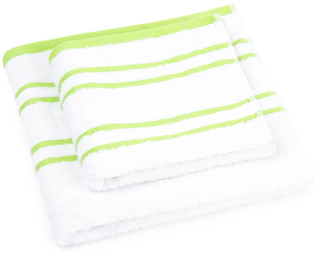 Set de prosoape Snow, verde, 50 x 100 cm, 70 x 140 cm