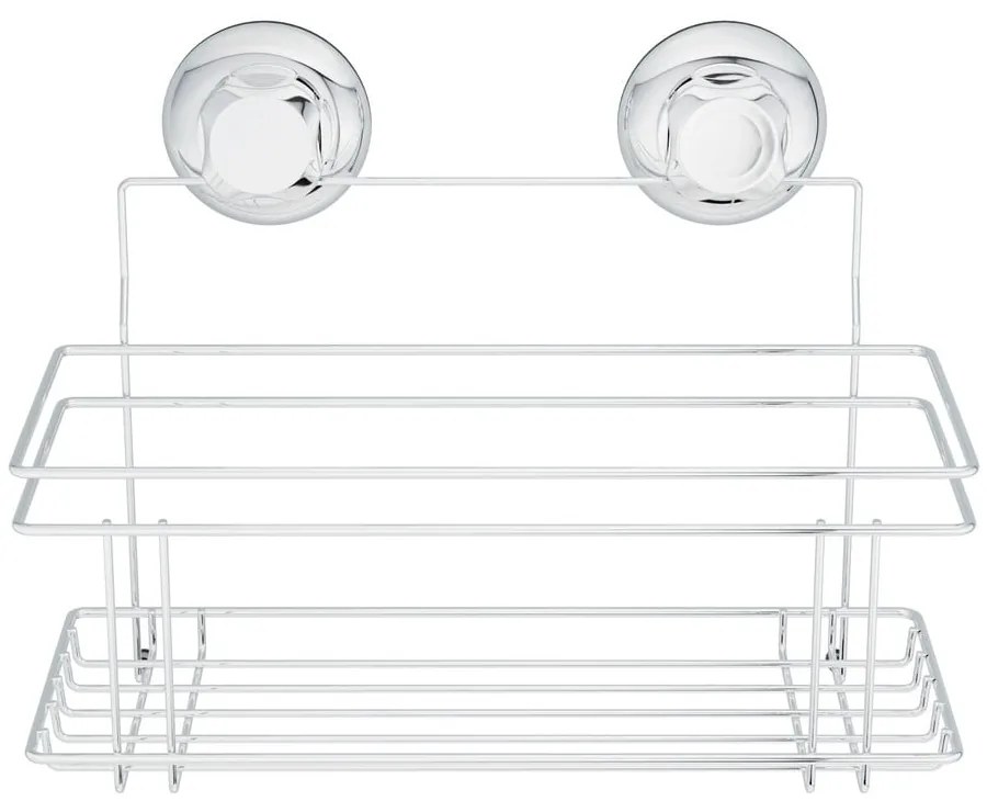 Raft pentru baie argintiu autoadeziv din metal Bestlock Bath – Compactor