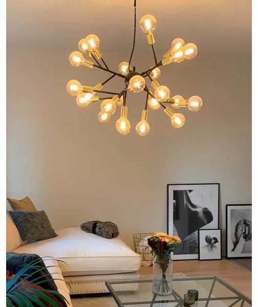 Lustră pe cablu ByRydens 4200460-4002 HEROES 24xE27/5W/230V