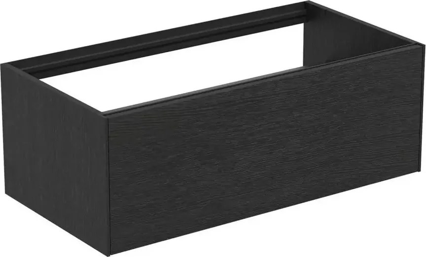 Dulap baza suspendat Ideal Standard Atelier Conca finisaj stejar inchis 1 sertar 100 cm