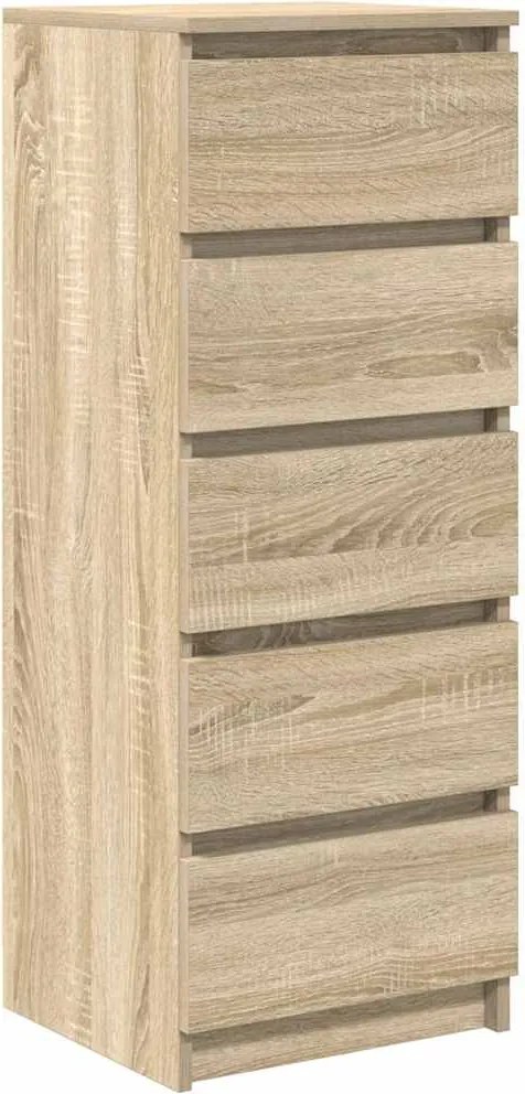 vidaXL Bufetă cu sertare Stejar Sonoma 37,5x35x99 cm Lemn prelucrat
