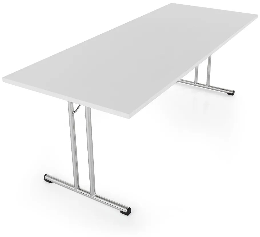 Masa plianta 200 x 80 cm, gri deschis