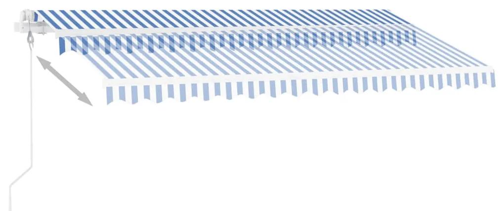Copertina automata cu senzor vantLED, albastru alb, 400x350 cm Albastru si alb, 400 x 350 cm