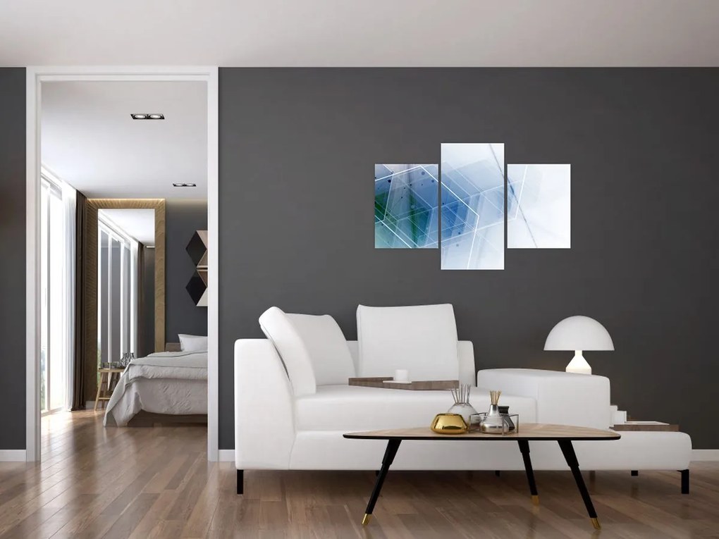 Tablou - Figuri geometrice (90x60 cm)