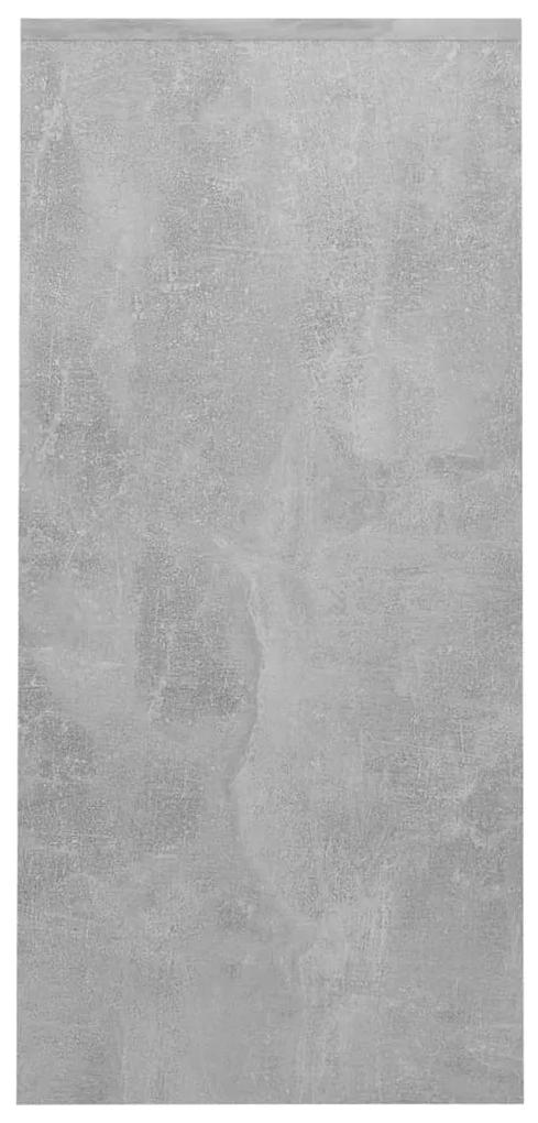 Birou Notebook, gri beton, 102,5x35x75 cm, PAL Gri beton