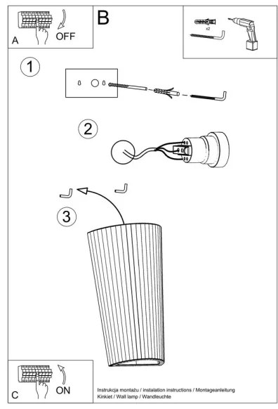 Aplică LANA 1xE27/60W/230V