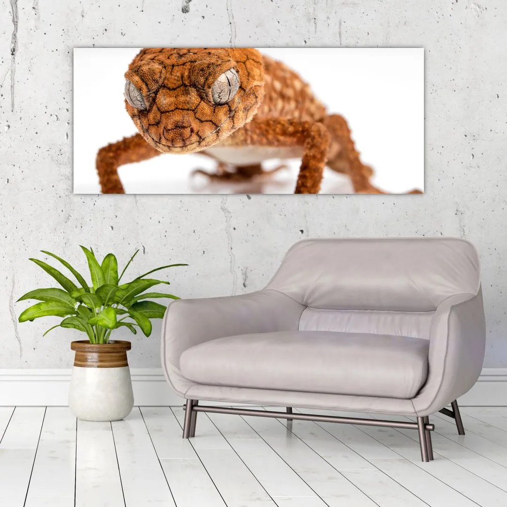Tablou cu șopârlă (120x50 cm)