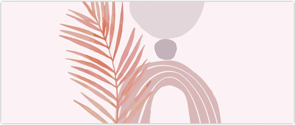 Tablou - Minimalism violet N⁰1 (120x50 cm)