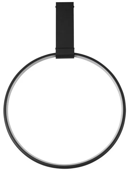 Lustra/Plafoniera LED ajustabila design modern GARVE Black 40cm