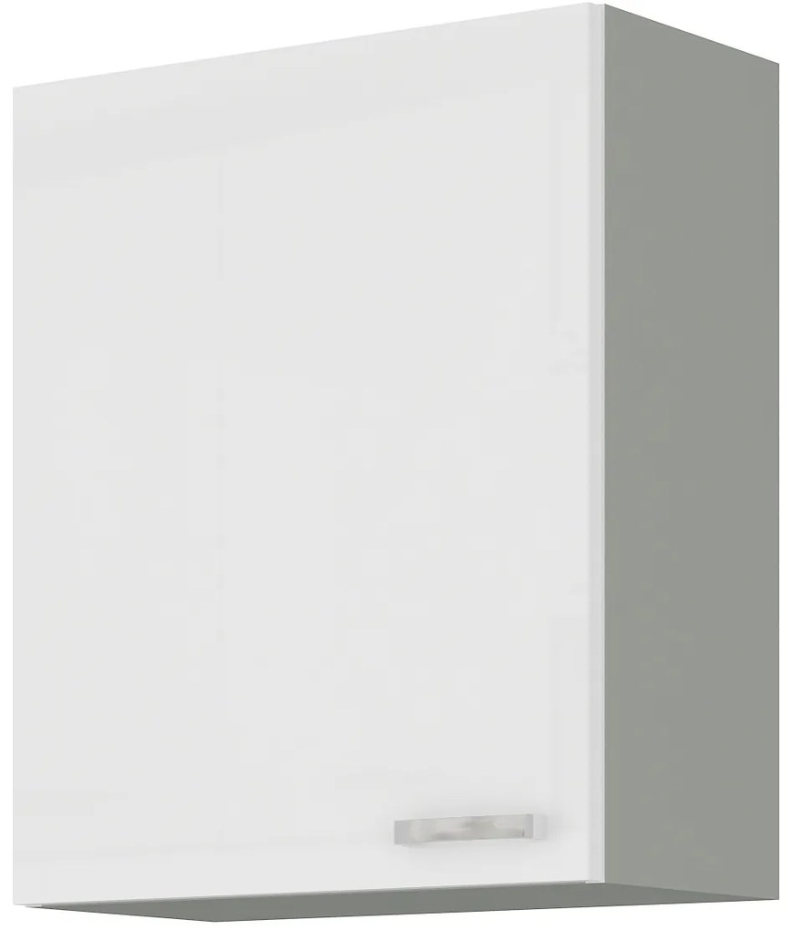 Dulap superior de bucătărie Brunea 60 G-72 1F (gri + alb lucios). 1024985