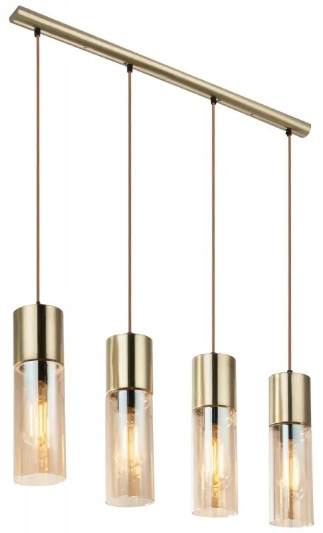 Lustra moderna cu 4 pendule ANNIKA alama 21000-4HM GL
