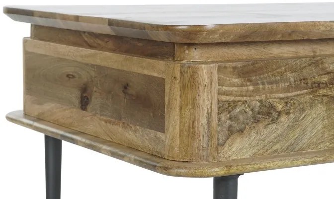 Măsuță de cafea din lemn de mango și metal, L116 cm, „Kandara” – Ethnic Collection
