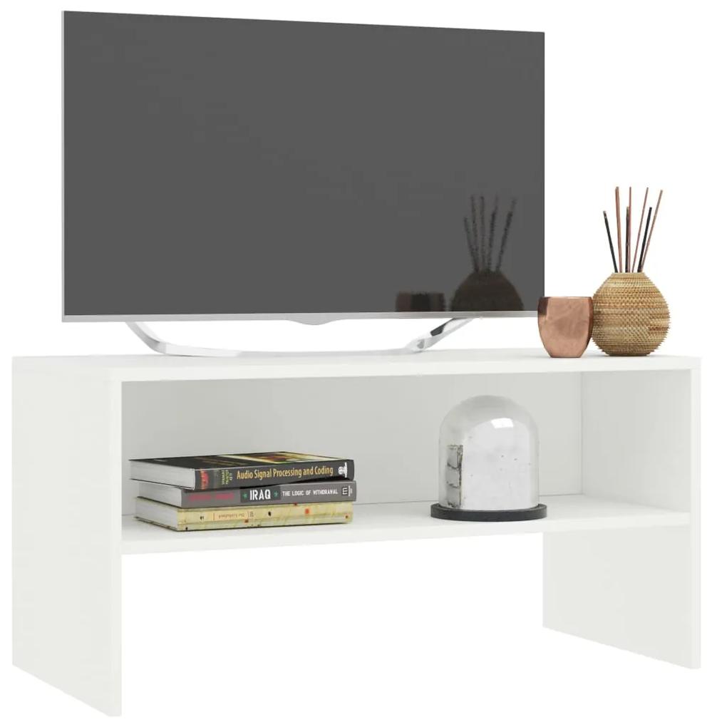 Comoda TV, alb, 80x40x40 cm, PAL 1, Alb