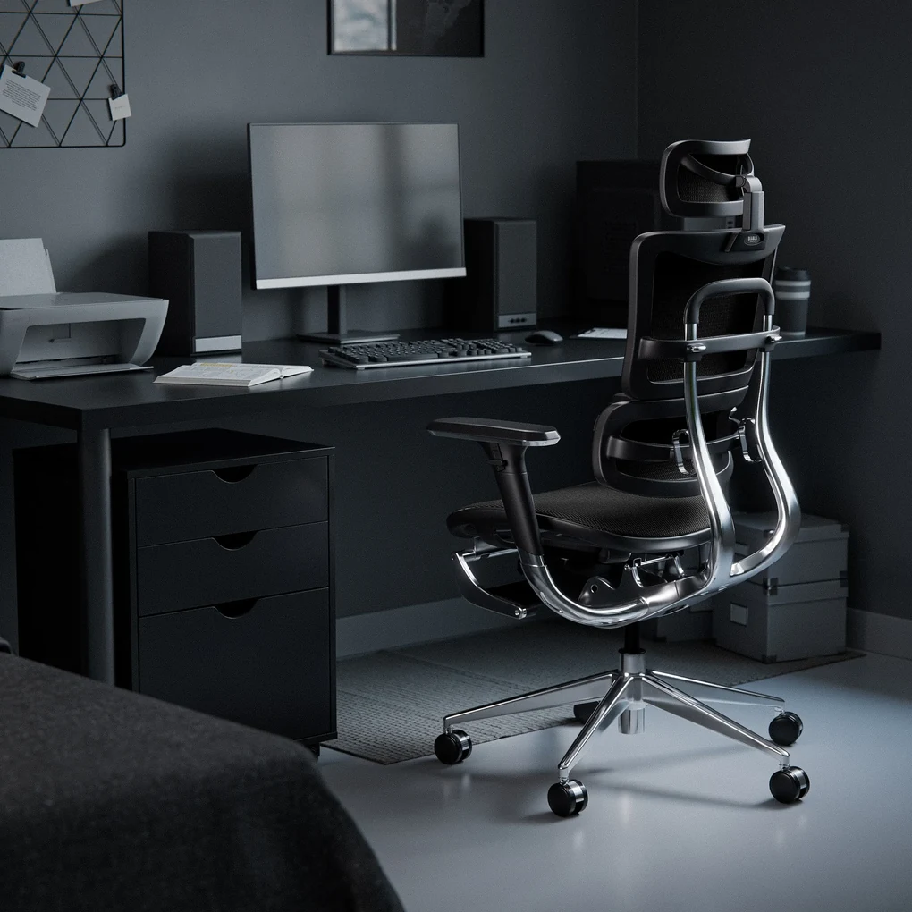 Scaun ergonomic DIABLO V-MASTER: negru