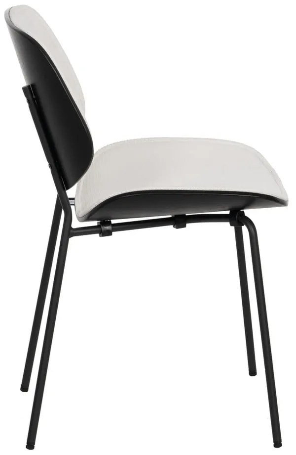 Scaune de dining albe 2 buc. Elio – Ixia