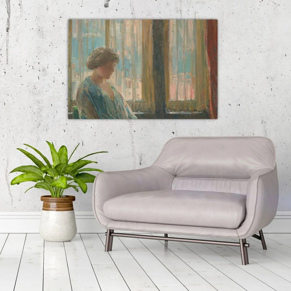 Tablou - Childe Hassam, The New York Window, reproducere (90x60 cm)