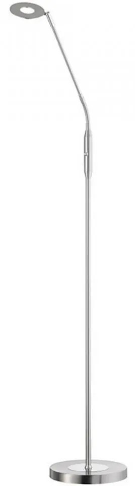 Lampadar Dent I, metal/sticla, argintiu, 150 x 23 x 23 cm, 6w