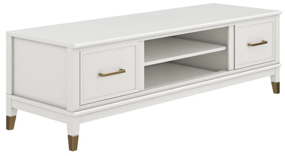 Masă TV CosmoLiving by Cosmopolitan Westerleigh, alb