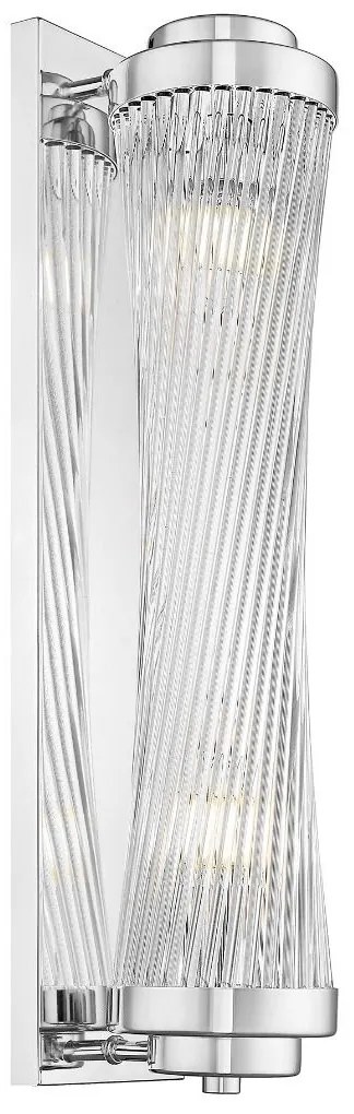 Aplica de perete eleganta design modern SERGIO crom H-57cm