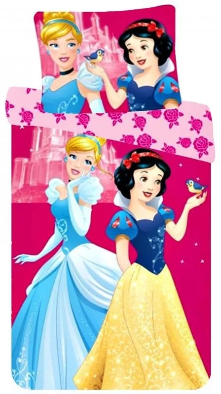 Prințesele Disney Kind lenjerie de pat pentru copii 90×140cm, 40×55 cm