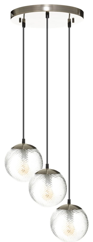 Lustra cu sfere din sticla, 15 cm