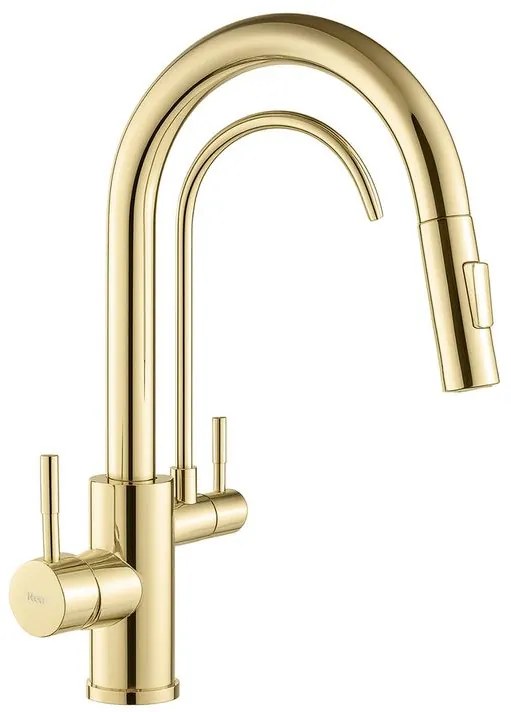 Baterie de bucatarie Rea Eco Fresh auriu