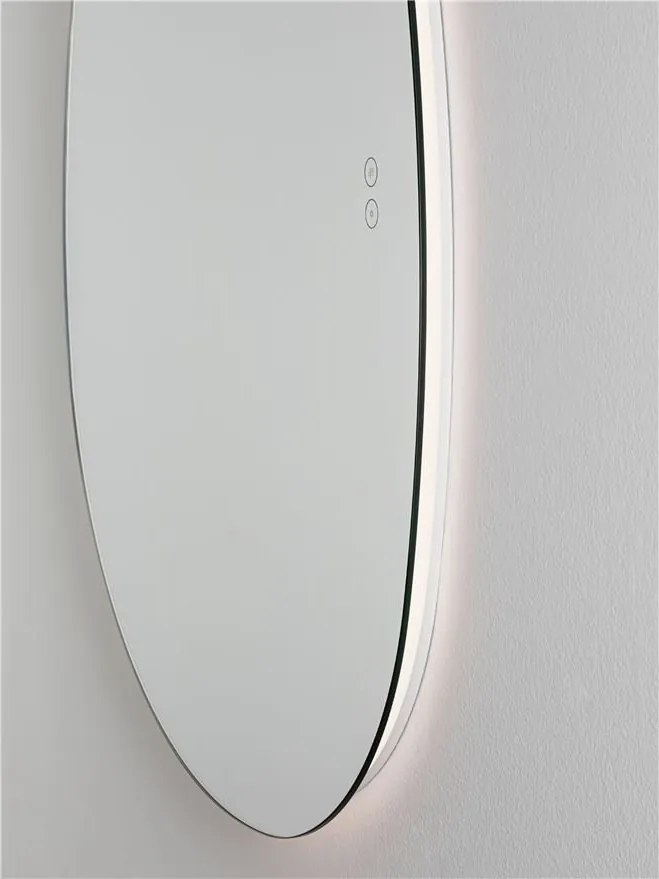 Oglinda cu iluminat LED pentru baie IP44 LORIN 60x85cm