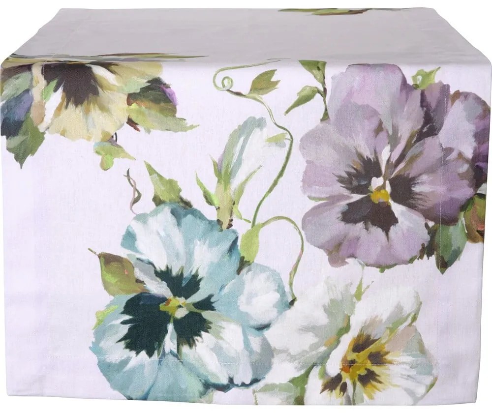 Napron de masă din bumbac organic 150x45 cm Martha - IHR