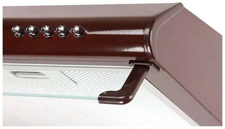 Hota traditionala Tornado Bona 20 (60) LED, 2 motoare, latime 60 cm, absorbtie 560 m3/ora, filtru anti-grasimi aluminiu 5 straturi, Maro