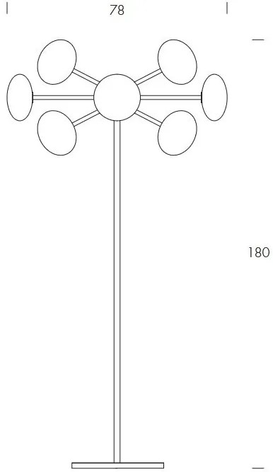 Lampadar, Lampa de podea LUX, Sticla Suflata, Breath