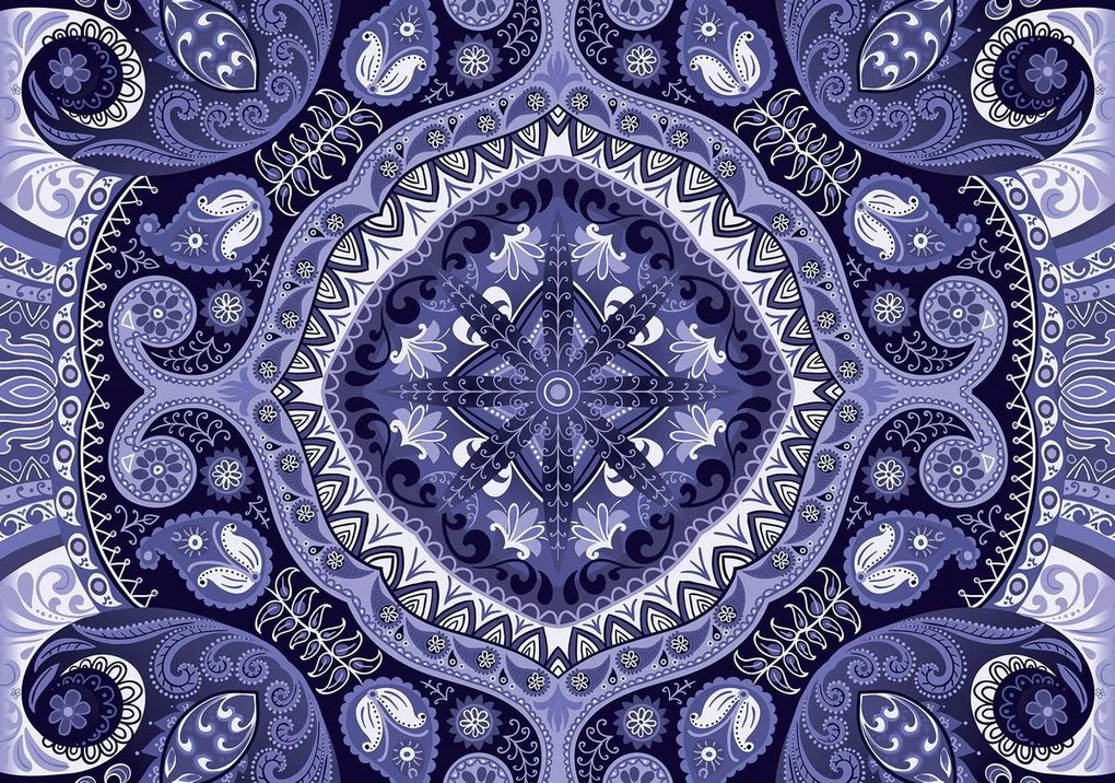 Fototapet - Mozaic violet (254x184 cm)