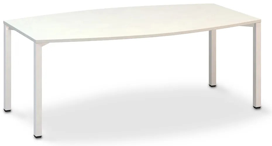 Masa de intalnire ProOffice 200 x 110 cm, alba