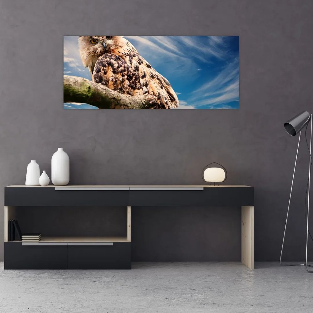 Tablou - Bufniță (120x50 cm)