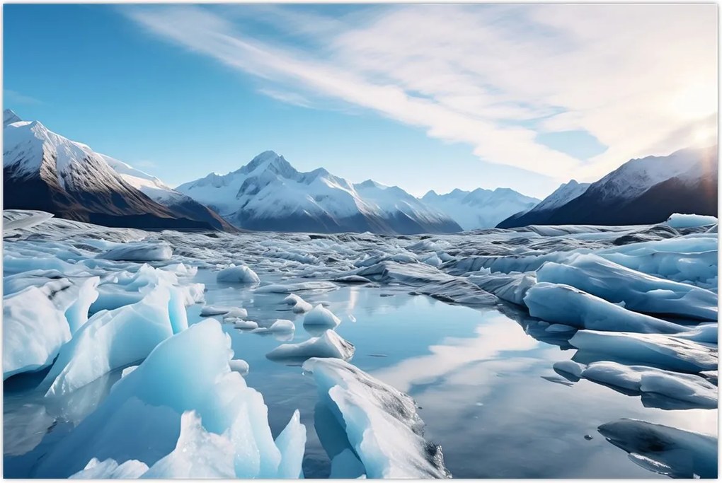 Tablou - Formațiuni glaciare (90x60 cm)