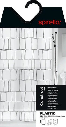 Perdea de duș 180x200 cm Construct – Spirella