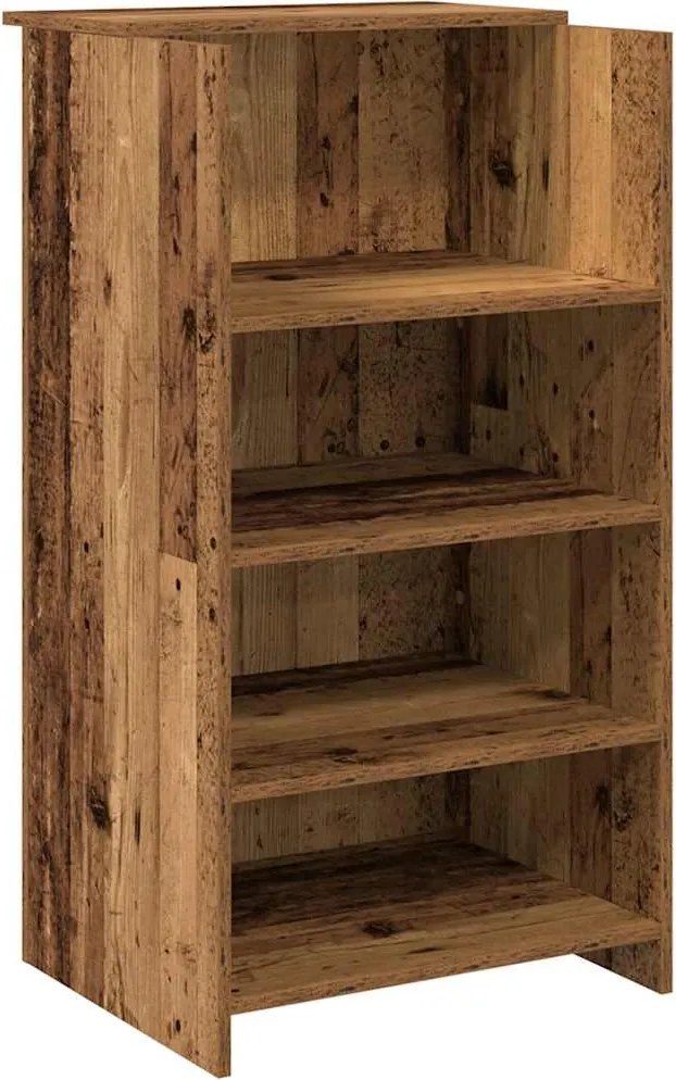 vidaXL Birou de recepție Lemn vechi 55x50x103,5 cm Lemn prelucrat