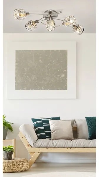 Globo 54356-5 - Lustră aplicată KRIS 5xE14/40W/230V