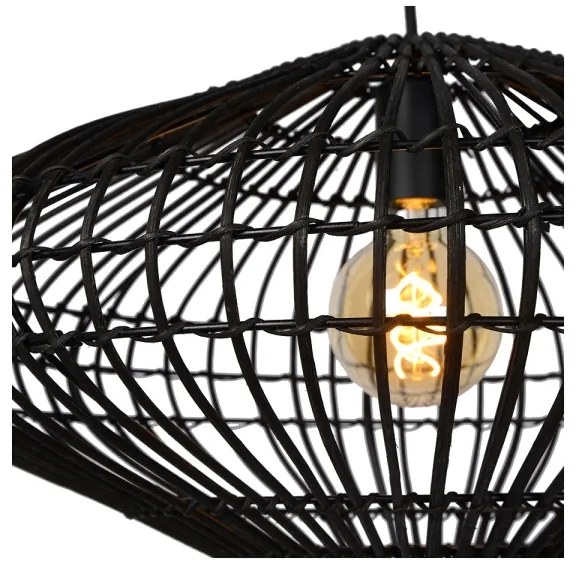 Lustră pe cablu MAGALI 1xE27/40W/230V neagă Lucide 03435/56/30